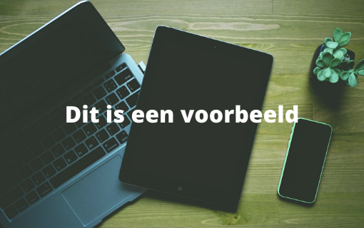 Dit is een voorbeeld